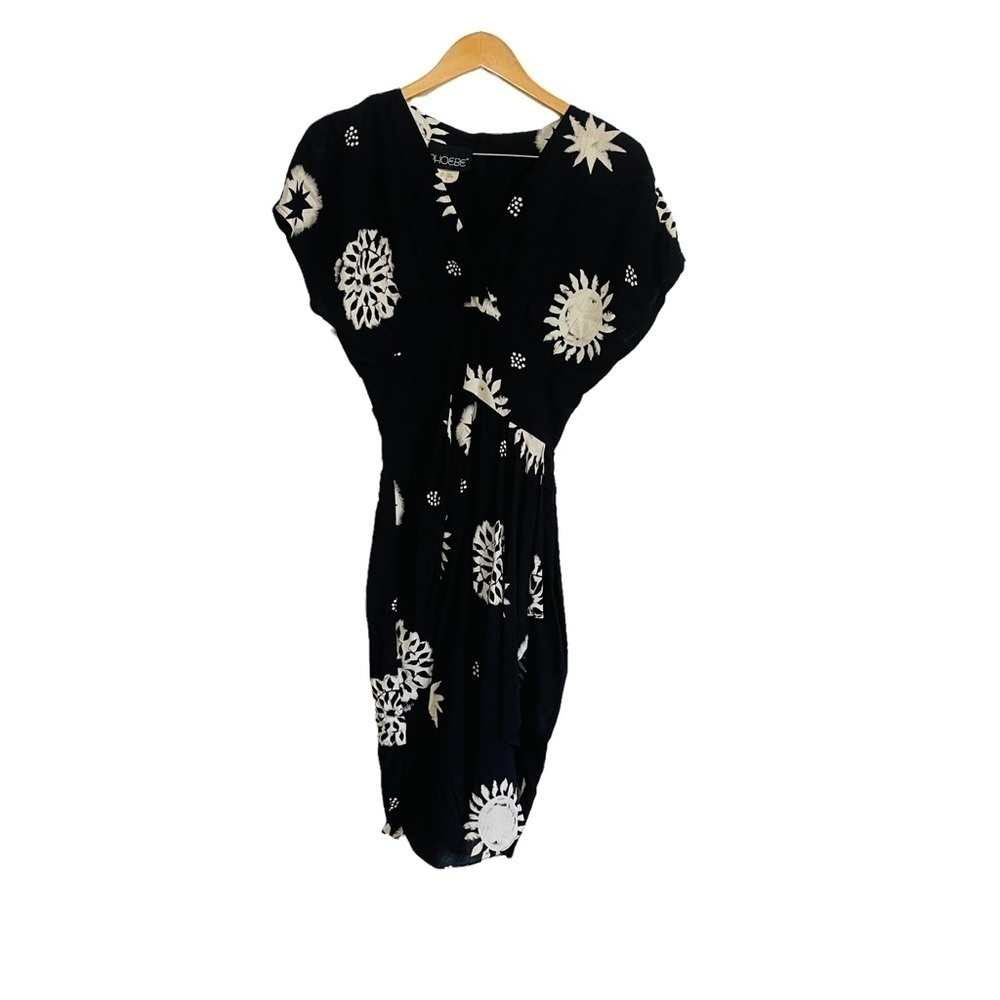 Vtg Phoebe faux wrap dress